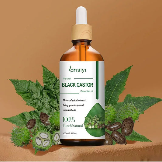 Pure Organic Castor Oil – Boost Hair Growth, Enhance Lashes & Brows, and Perfect for Aromatherapy & Massage